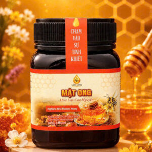 Mật Ong Hoa Dại Cao Nguyên 280ml/400g – Nguyên Chất, Thơm Dịu