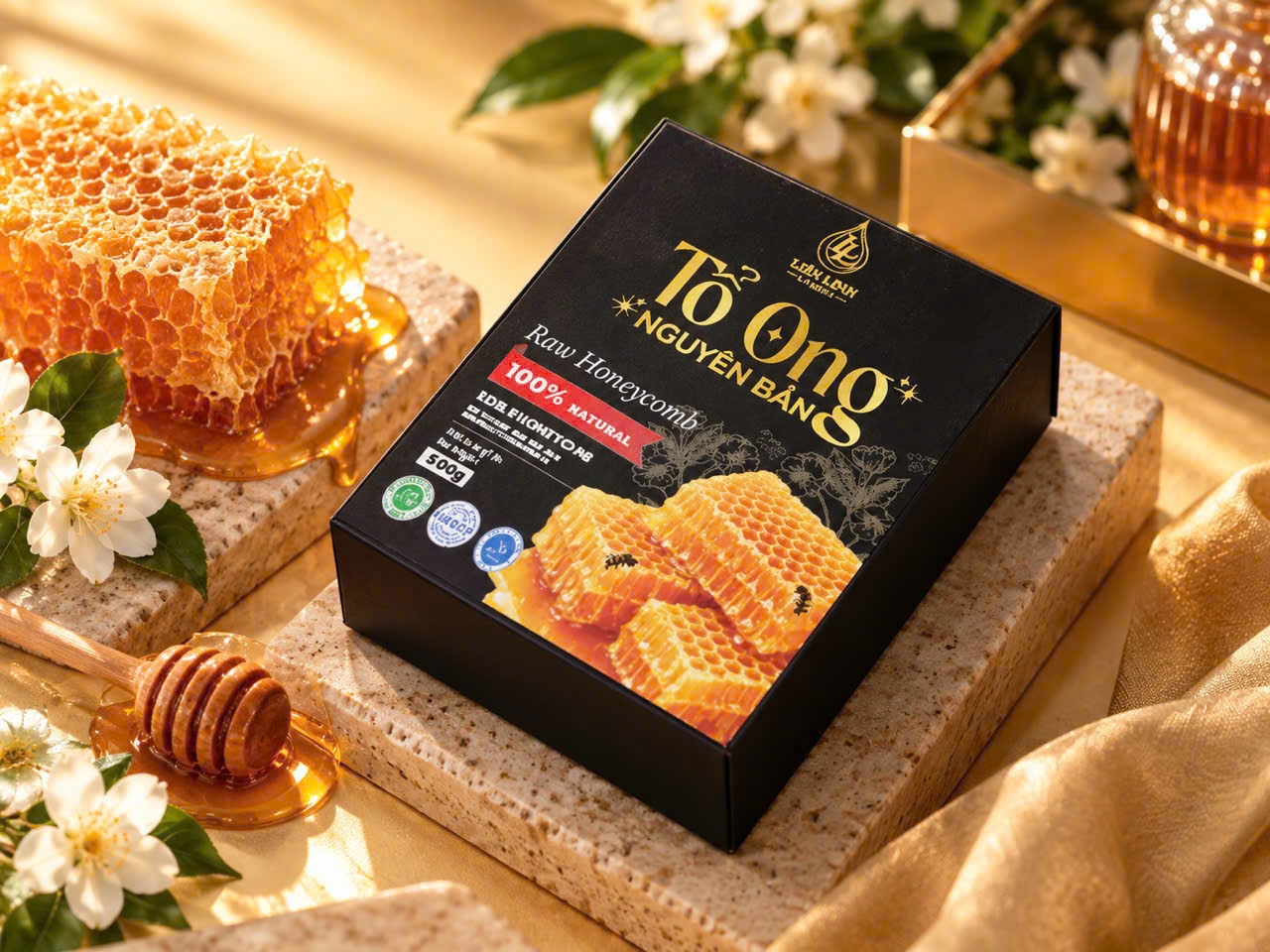 Tổ Ong Nguyên Bản Hộp Quà Tặng 500g