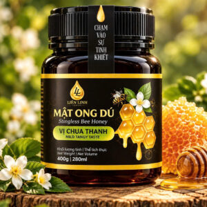 Mật Ong Dú L2 280ml/400g – Vị Chua Nhẹ, Dịu Dễ Dùng